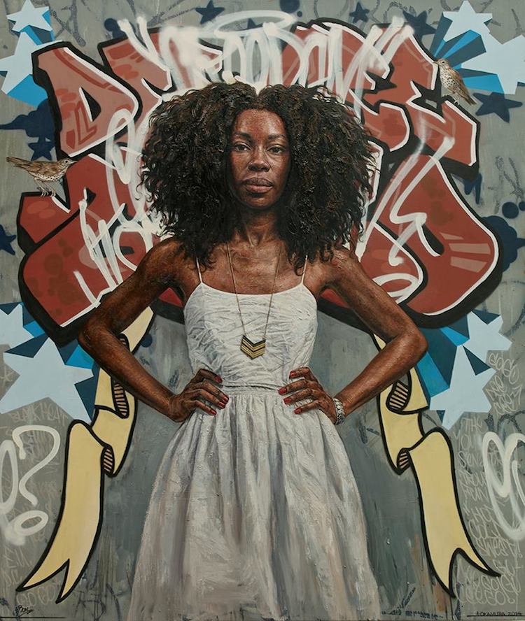 © Tim Okamura | pintura | graffiti | collage | realismo | arte a un click | A1CGalería
