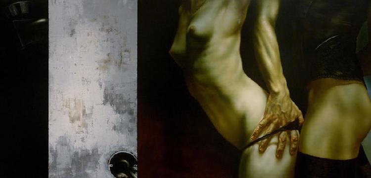 © Karel Balcar | pintura | hiperrealismo | sadomasoquismo | bondage | arte a un click | A1CGalería