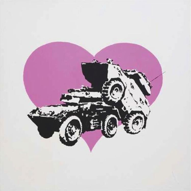 © Banksy | Every time I make love to you I think of someone else | Vroom&Varossieau | Urvanity | Arte a un Click | A1CFerias