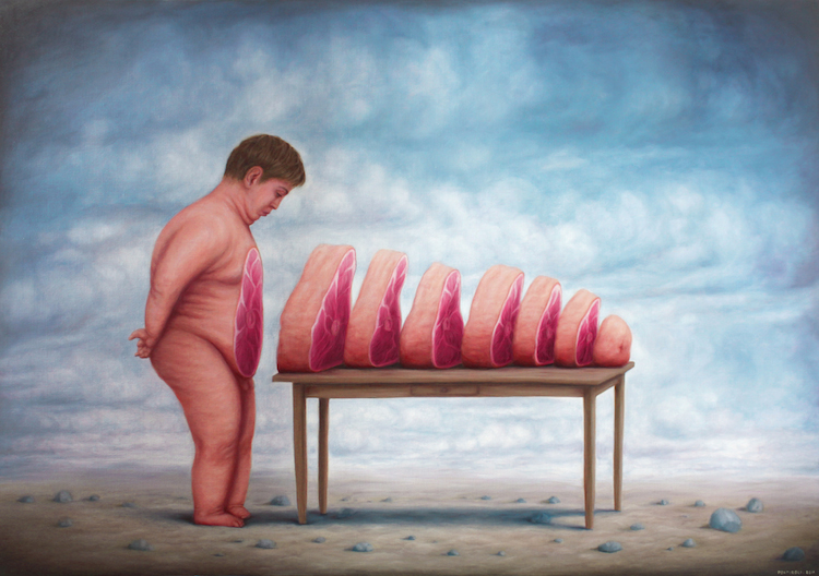 Bruno Pontiroli | Le ventre Ö table | Fousion Gallery | Urvanity | Arte a un Click | A1CFerias