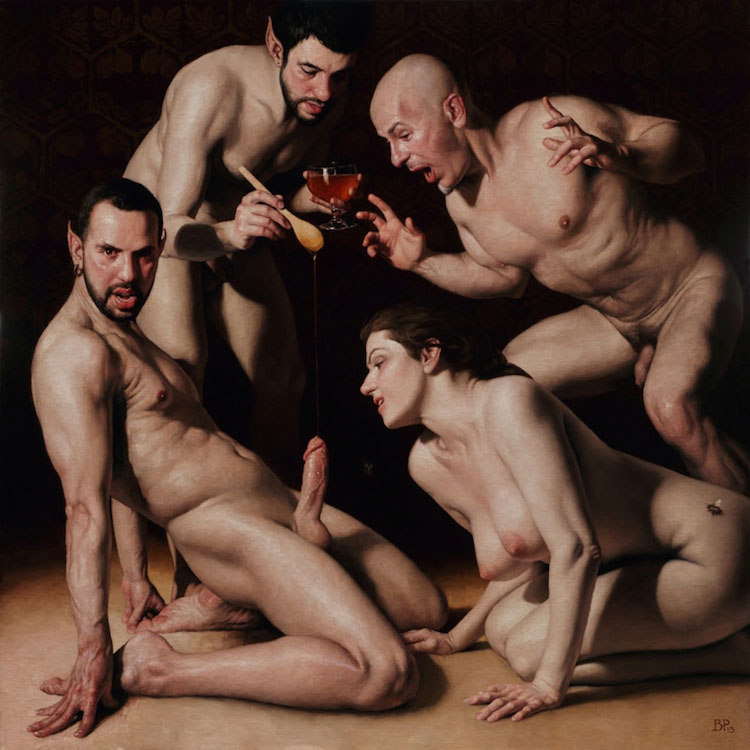 © Carlos Barahona Posollo | Claroscuro | Erotismo | pintura | Arte a un Click